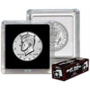 BCW 2x2 Coin Snap - Half Dollar - Black 25ct Box / Case of 20