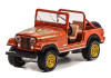 1981 Jeep CJ-7 Golden Eagle - Orange - All Terrain Series 13 - 1:64 Model Car by Greenlight