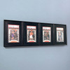 BCW Interlocking Graded Card Frames - Black 4pk