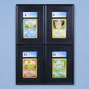 BCW Interlocking Graded Card Frames - Black 4pk