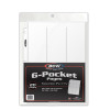 BCW Pro 6-Pocket Pages 20ct Pack / Case of 25