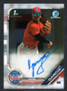 2019 Bowman Chrome #CPA-LG Luis Garcia 1st Bowman Autograph