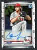 2020 Bowman Chrome #CPA-EL Ethan Lindow 1st Bowman Autograph