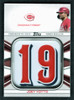 2022 Topps Series 1 #JNM-JV Joey Votto Jersey Number Medallion