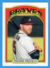 2021 Topps Heritage #OB-FF Freddie Freeman Oversized 1972 Topps Box Toppers
