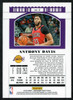 2018/19 Panini Contenders #2 Anthony Davis Draft Ticket 55/99