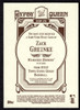 2012 Topps Allen & Ginter #GQR-ZG Zack Grienke Game Used Jersey Relic