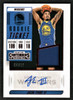 2018/19 Panini Contenders #RT-JEV Jacob Evans III Rookie Ticket Jersey Auto