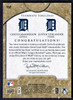 2009 Upper Deck Ballpark Collection #152 Justin Verlander / Curtis Granderson Dual Game Used Jersey Relic 263/350