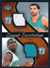 2007/08 Upper Deck Sweet Spot #SW-SP Peja Stojakovic / Chris Paul Sweet Swatches Dual Jersey Relic