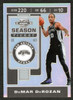 2019/20 Panini Contenders Optic #30 DeMar DeRozan Season Ticket Silver Prizm