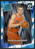 2017/18 Panini Donruss Optic #159 Lauri Markkanen Rated Rookie Shock Prizm