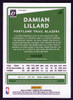 2020/21 Panini Donruss Optic #144 Damian Lillard Holo Silver