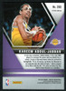 2019/20 Panini Mosaic #283 Kareem Abdul-Jabbar Hall Of Fame Fast Break Silver Prizm