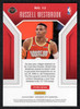 2019/20 Panini Contenders Optic #13 Russell Westbrook Playing The Numbers Game "45 Points" Blue Ice