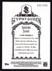 2011 Topps Gypsy Queen #40 George Sisler Framed Parallel 899/999