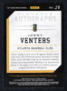 2013 Panini Pinnacle #JV Jonny Venters  Artist Proof Autograph 03/25