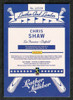 2019 Panini Leather & Lumber #LLT-CH Chris Shaw Triple Jersey Bat Relic