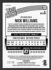 2018 Panini Donruss Optic #RRS-NW Nick Williams Aqua Prizm Rated Rookie Autograph 32/99