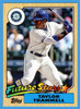 2022 Topps Series 1 #87FS-22 Taylor Trammell Oversized 1987 Topps Future Stars (#2)