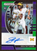 2020 Panini Prizm Draft Picks #138 Shea Patterson Green / Purple Prizm Rookie Autograph 003/199