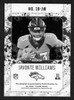 2021 Panini Illusions #IB-JW Javonte Williams Ink Blots Red Parallel Rookie Autograph 64/75