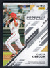 2018 Panini Elite Extra Edition #PM-CK Carter Kieboom Prospect Material Jersey Patch 23/49