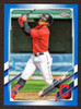 2021 Topps Chrome #16 Francisco Lindor Blue Refractor 002/150