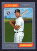 2023 Topps Heritage #382 Oscar Gonzalez Chrome Refractor Rookie/RC 258/374