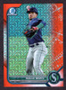 2022 Bowman Chrome Mega #BCP-63 Noelvi Marte Orange Refractor 19/25