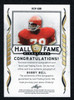 2021 Leaf #HOF-BBI Bobby Bell Hall Of Fame Signatures Autograph