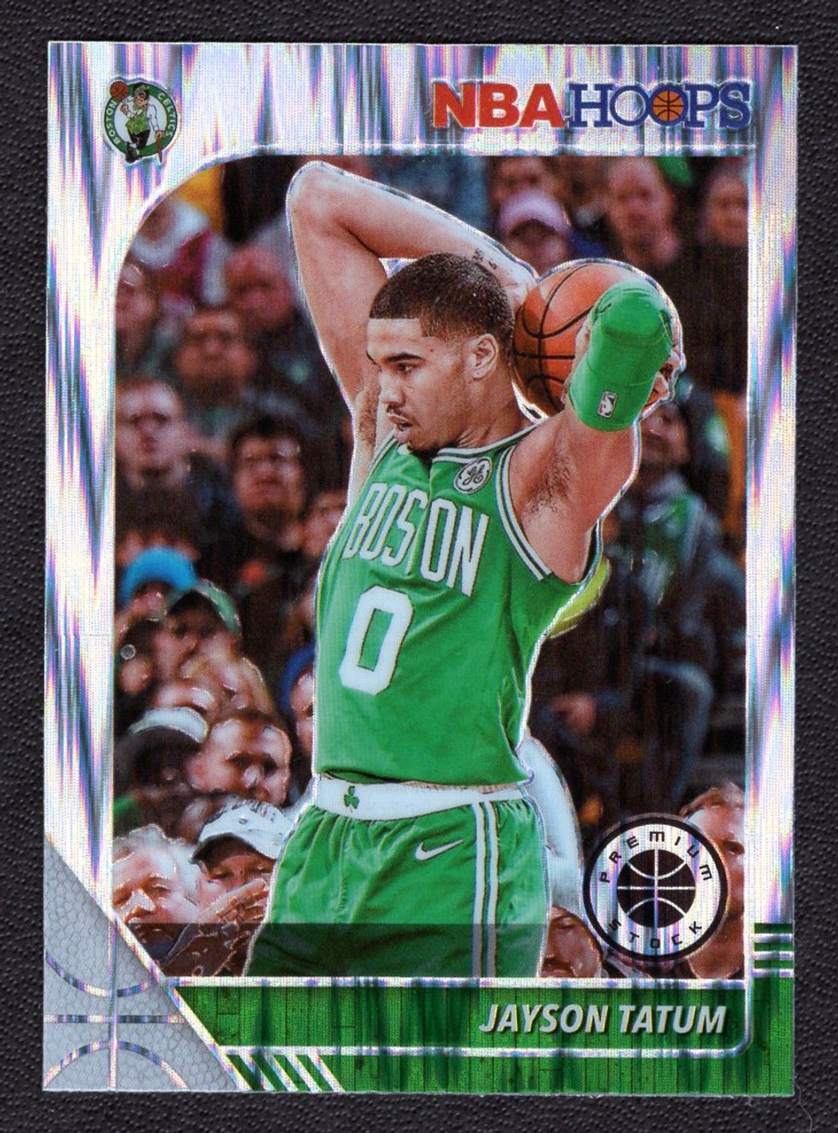 2019/20 Panini Hoops Premium #6 Jayson Tatum Shock Prizm