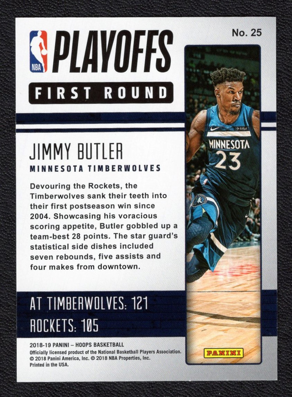 2018/19 Panini Donruss #25 Jimmy Butler Road To The Finals 0651/2018