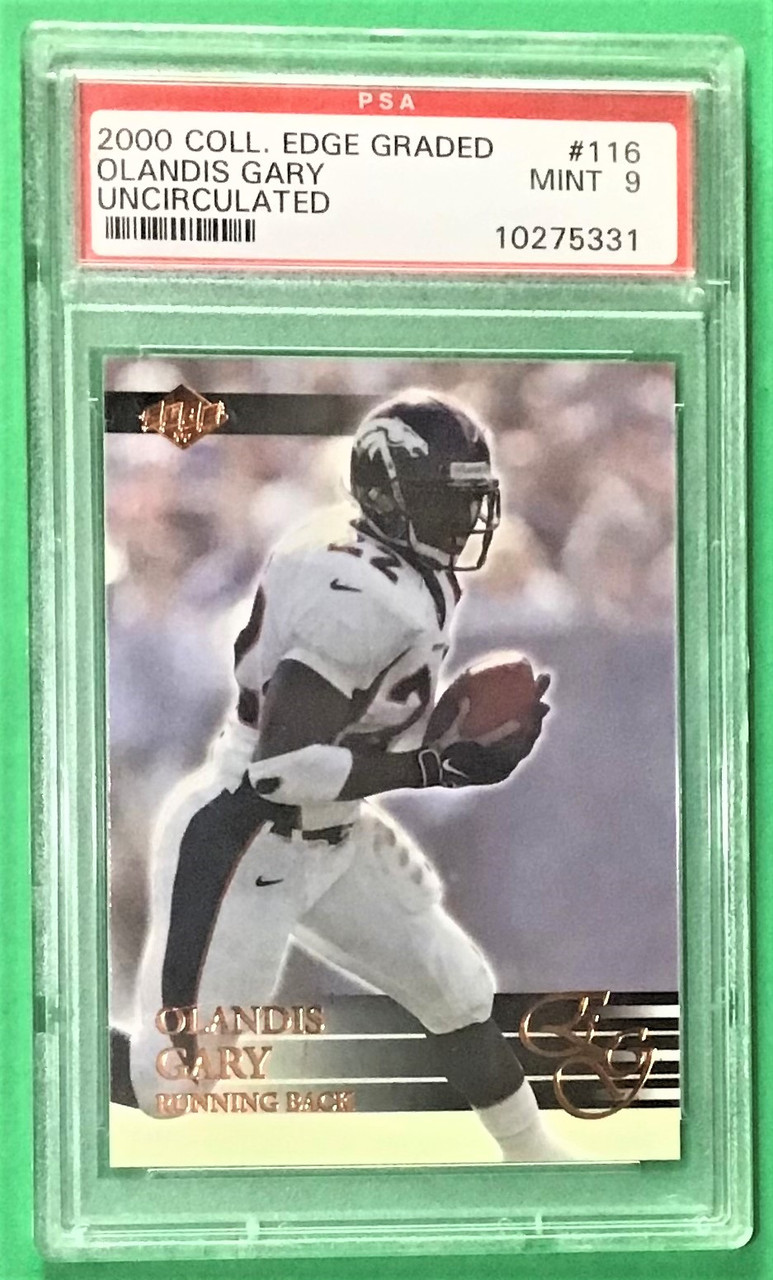 2000 Collector's Edge Graded #116 Olandis Gary Uncirculated /5000 PSA 9 Mint