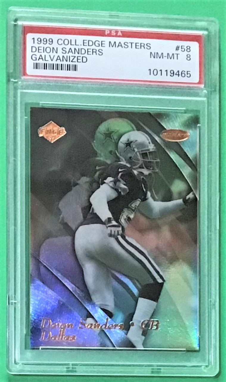 1999 Collector's Edge Masters #58 Deion Sanders Galvanized 0560/1000 PSA 8 Near Mint