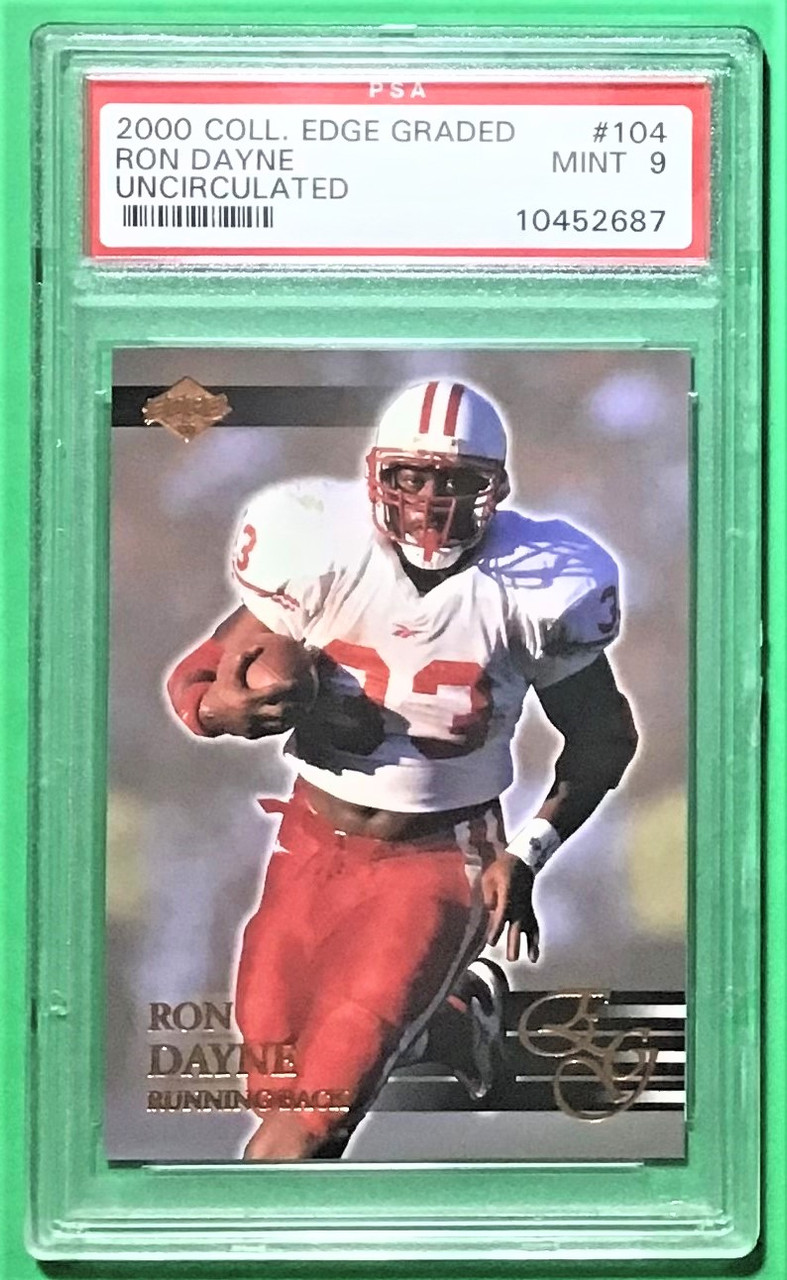 2000 Collector's Edge Graded #104 Ron Dayne Uncirculated Rookie/RC /5000 PSA 9 Mint