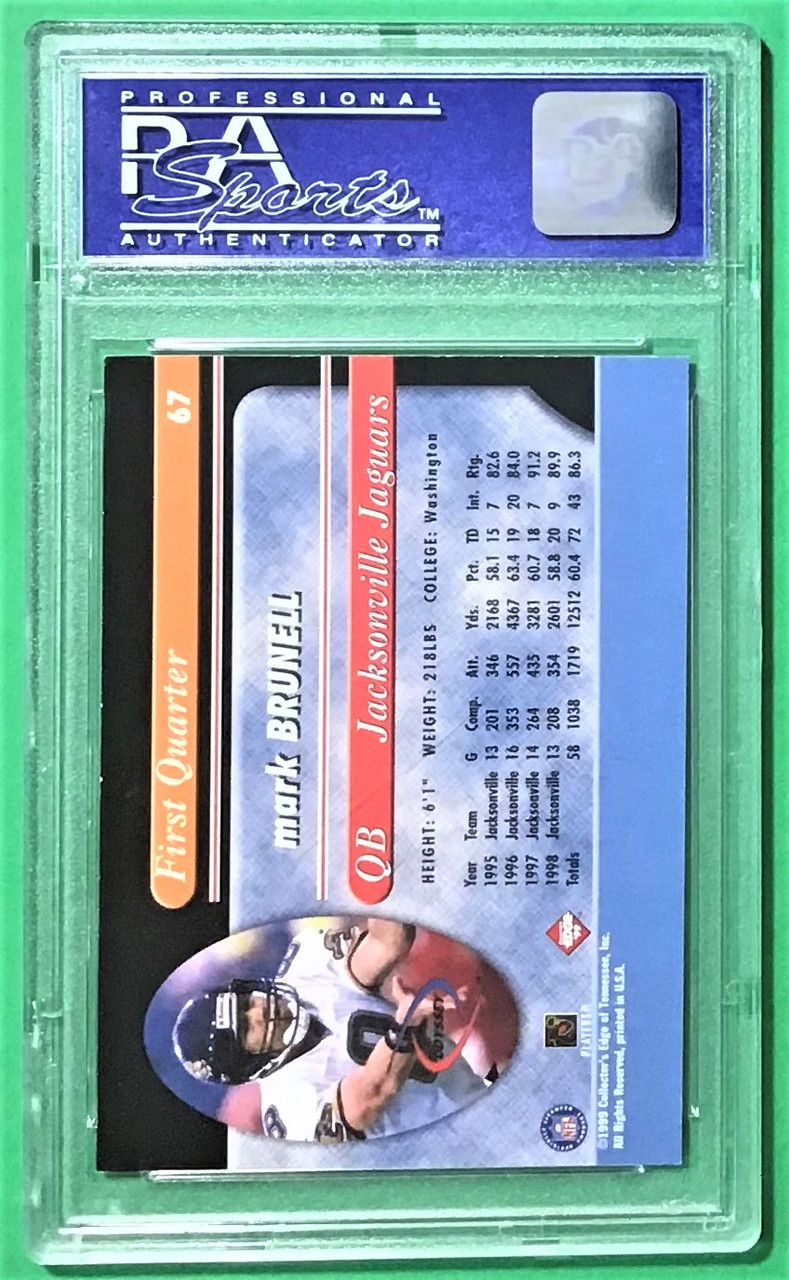 1999 Collector's Edge Odyssey #67 Mark Brunell PSA 9 Mint