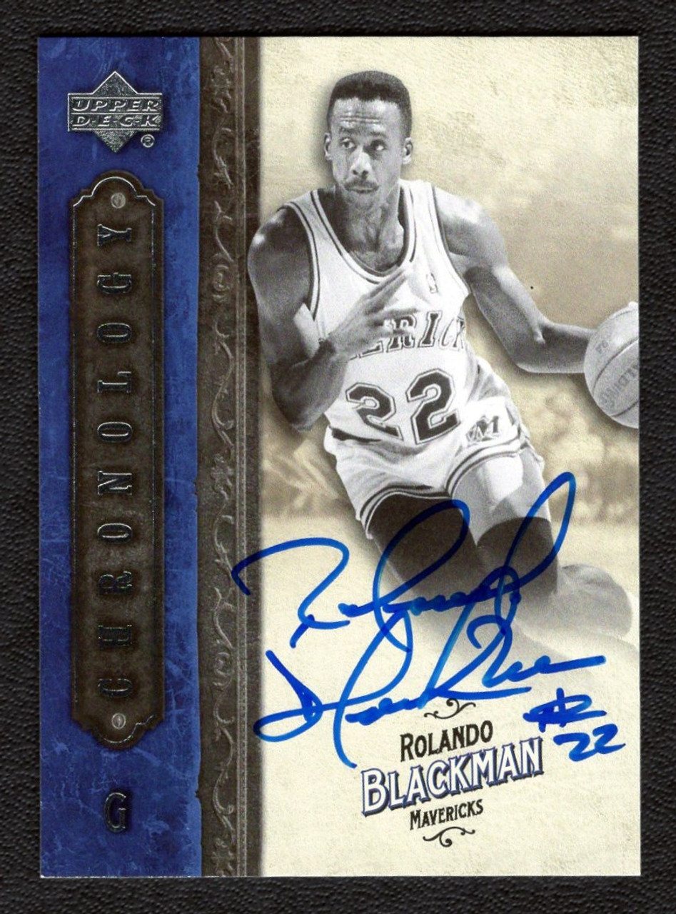 2006/07 Upper Deck Chronology #76 Rolando Blackmon Autograph