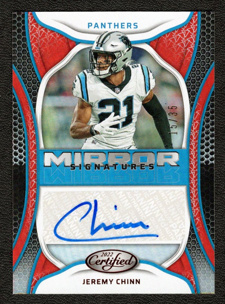 2022 Panini Certified #MS-JC Jeremy Chinn Mirror Signatures Autograph 15/35