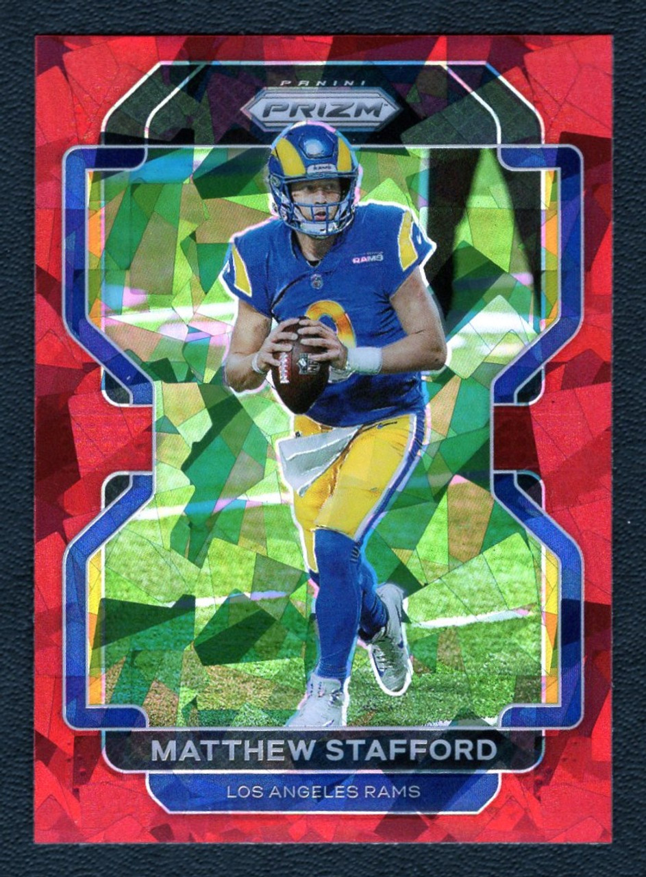 2021 Panini Prizm #67 Matthew Stafford Red Ice Prizm