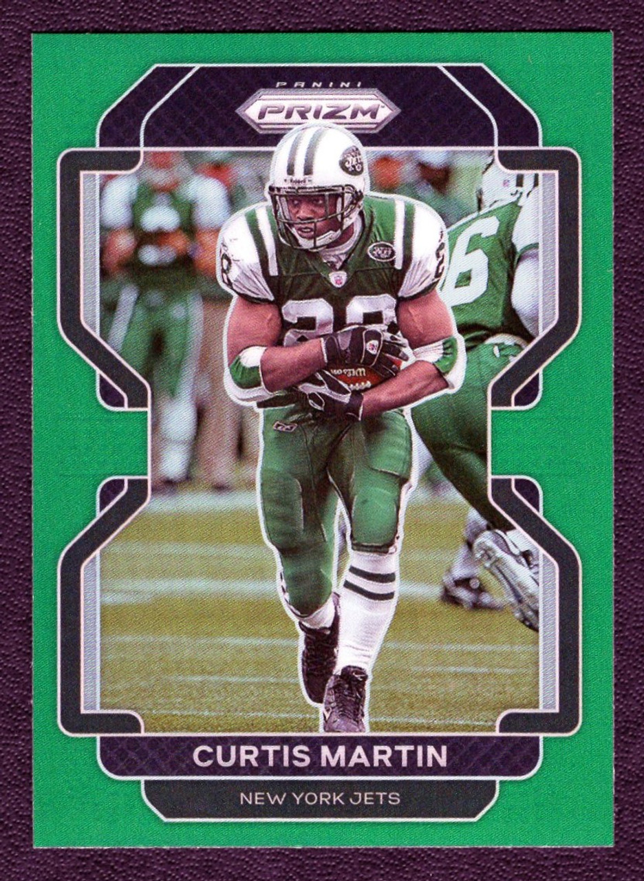 2021 Panin Prizm #92 Curtis Martin Green Prizm