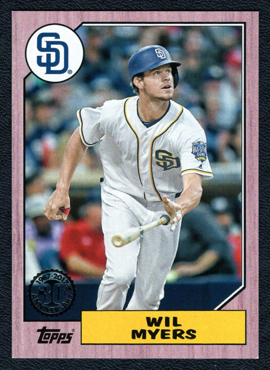 2017 Topps #87-35 Wil Meyers 30th Anniversary Pink Parallel 05/25