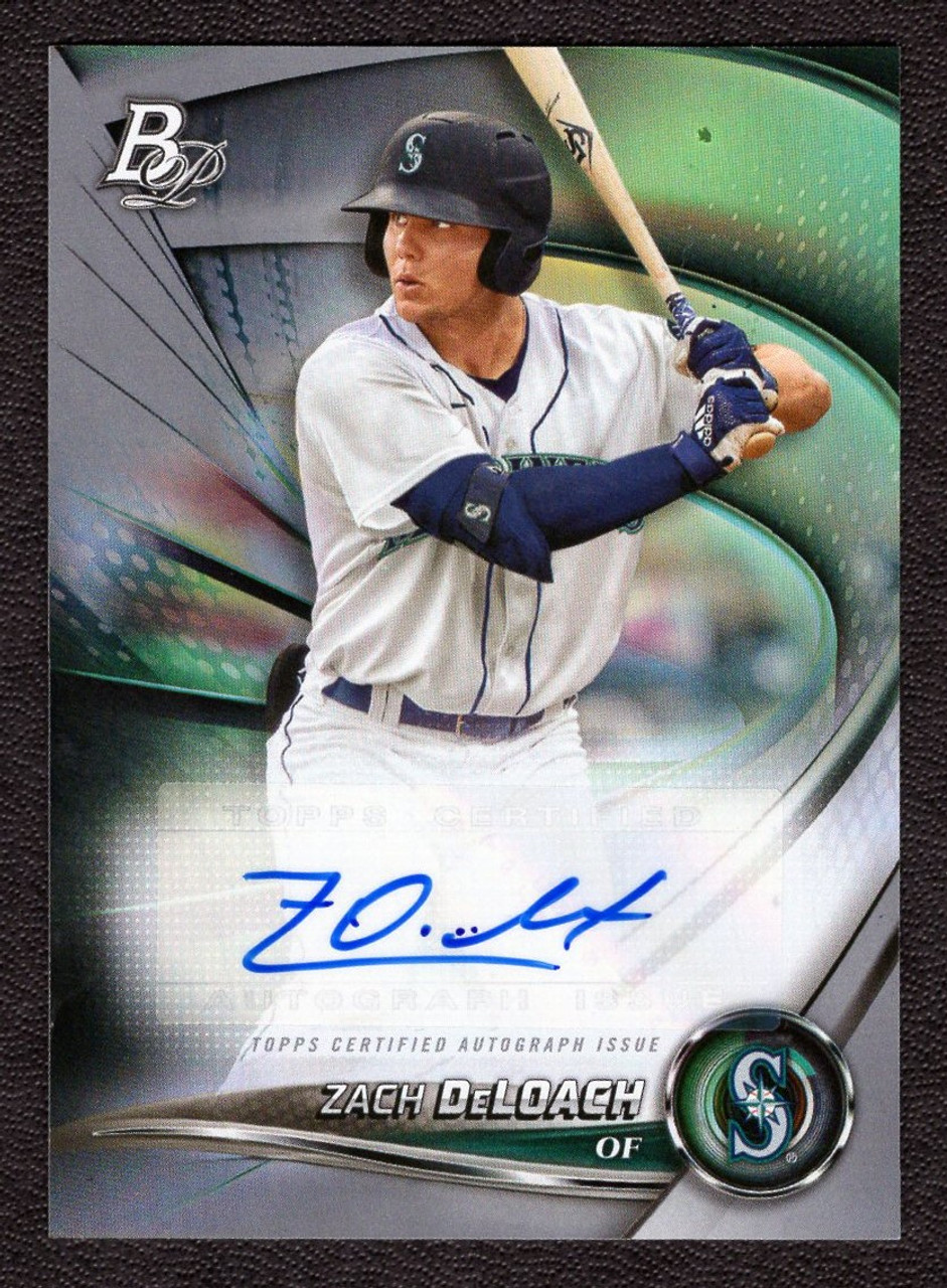 2022 Bowman Platinum #TOP-41 Zach DeLoach Autograph