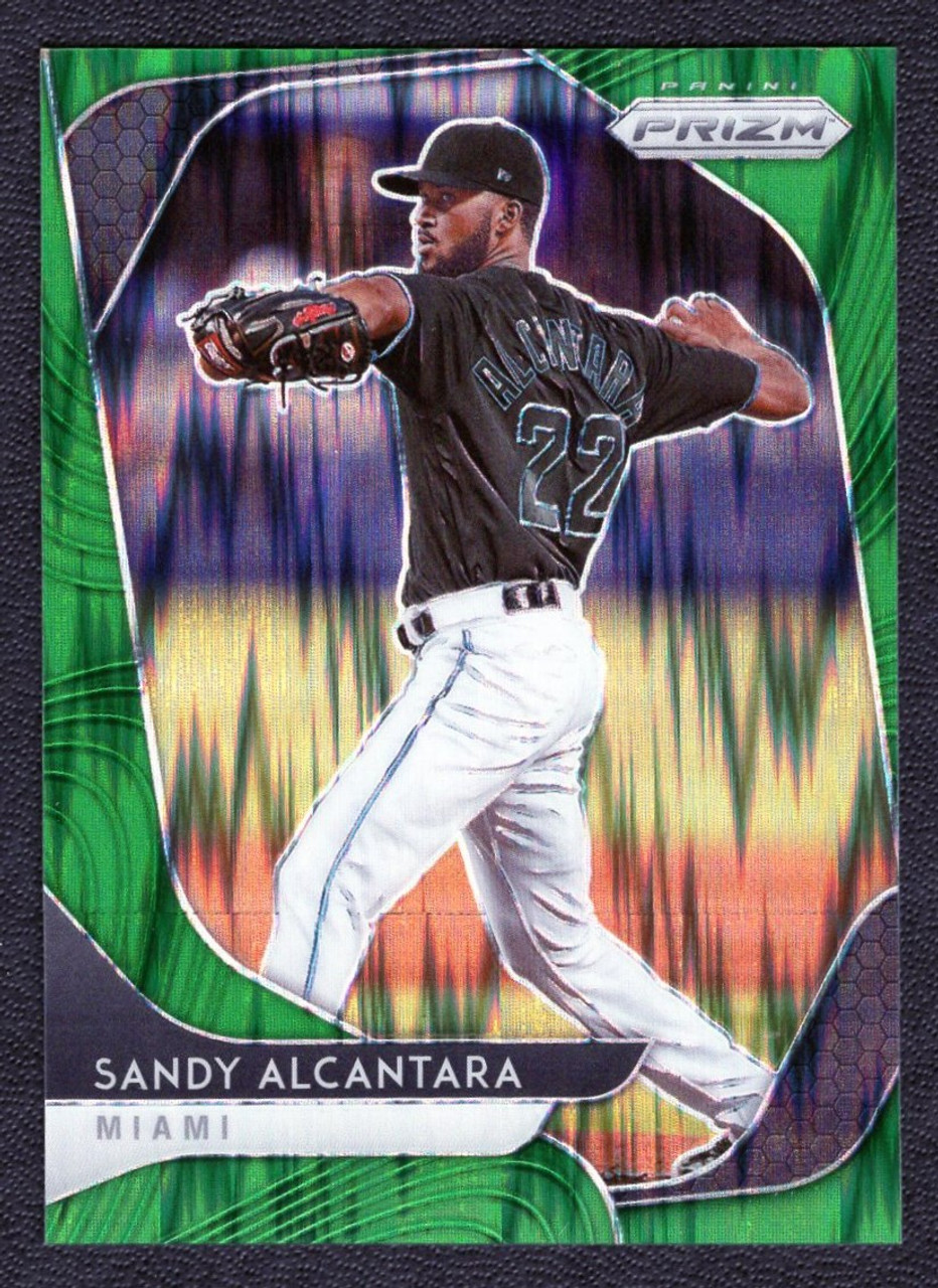 2020 Panini Prizm #133 Sandy Alcantara Forest Green Flash Prizm 1/5