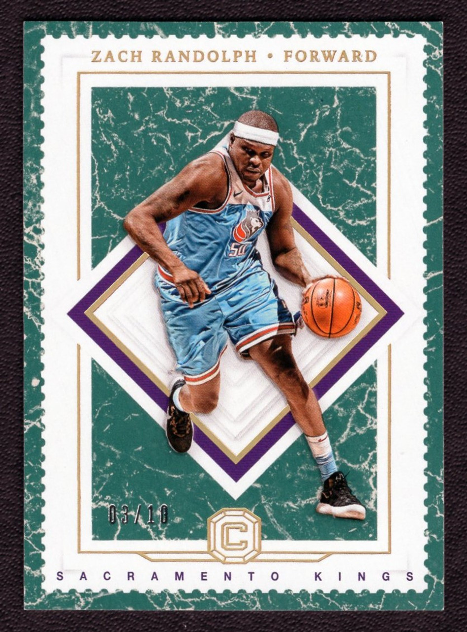 2017/18 Panini Cornerstones #74 Zach Randolph Marble Parallel 03/10