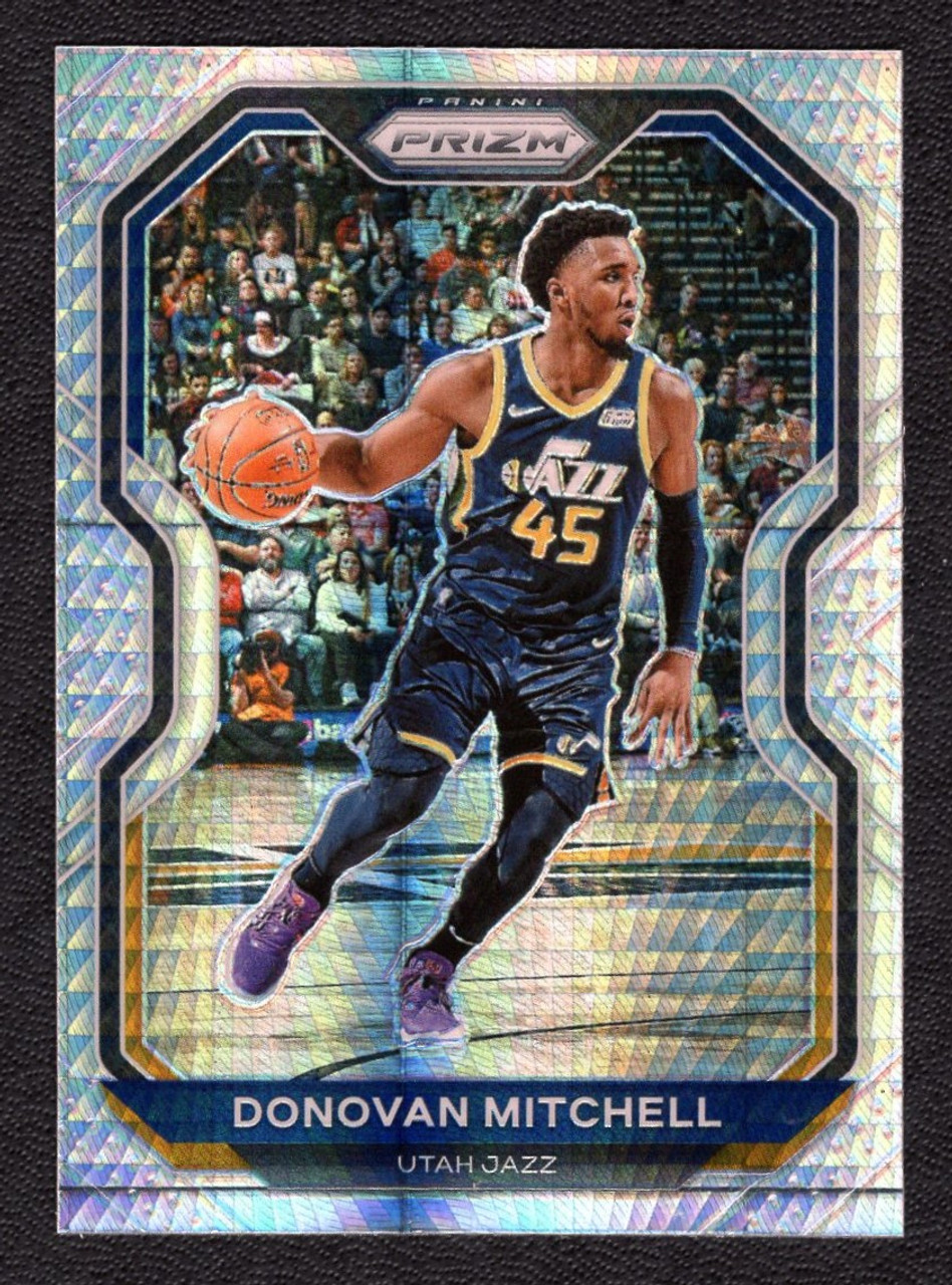 2020/21 Panini Prizm #67 Donovan Mitchell Hyper Prizm 