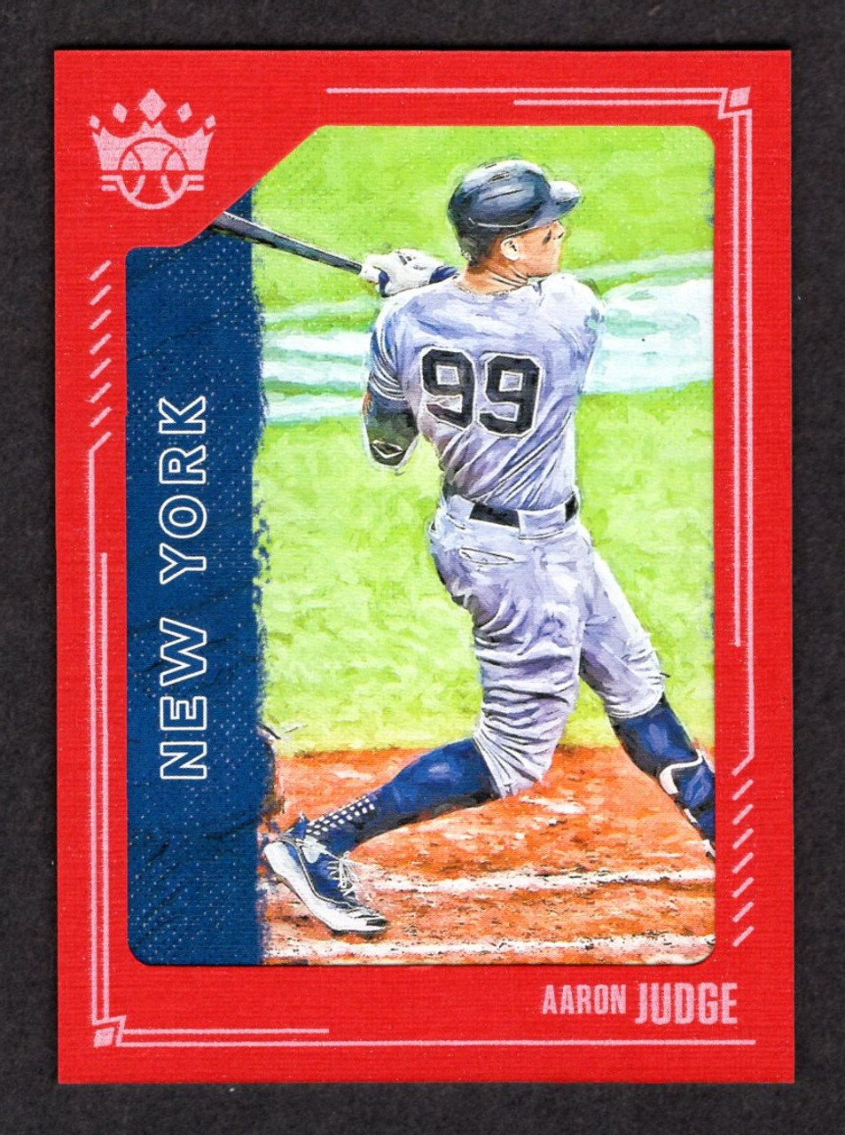 2021 Panini Diamond Kings #76 Aaron Judge Red Frame SP