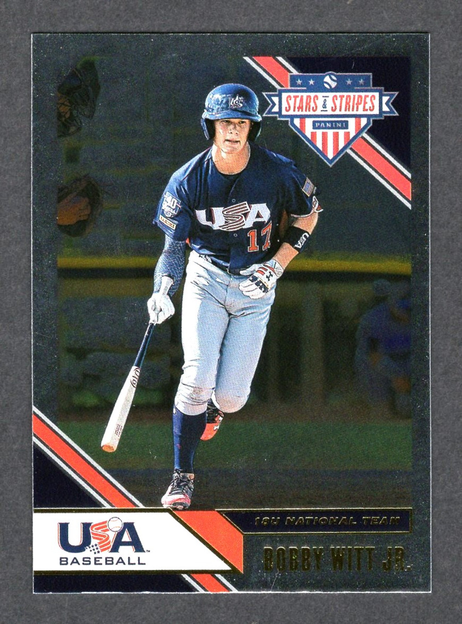 2020 Panini Stars & Stripes #88 Bobby Witt Jr. 18U National Team