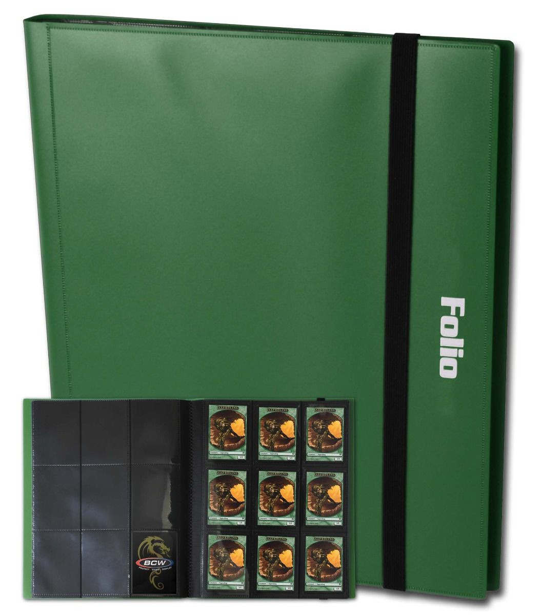 BCW 9-Pocket Green Pro-Folio