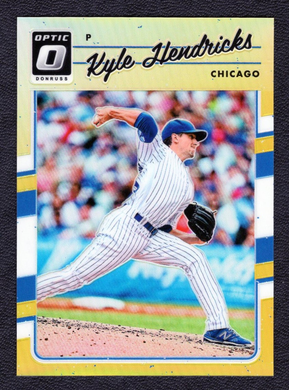 2017 Panini Donruss Optic #84 Kyle Hendricks Gold Prizm 09/10